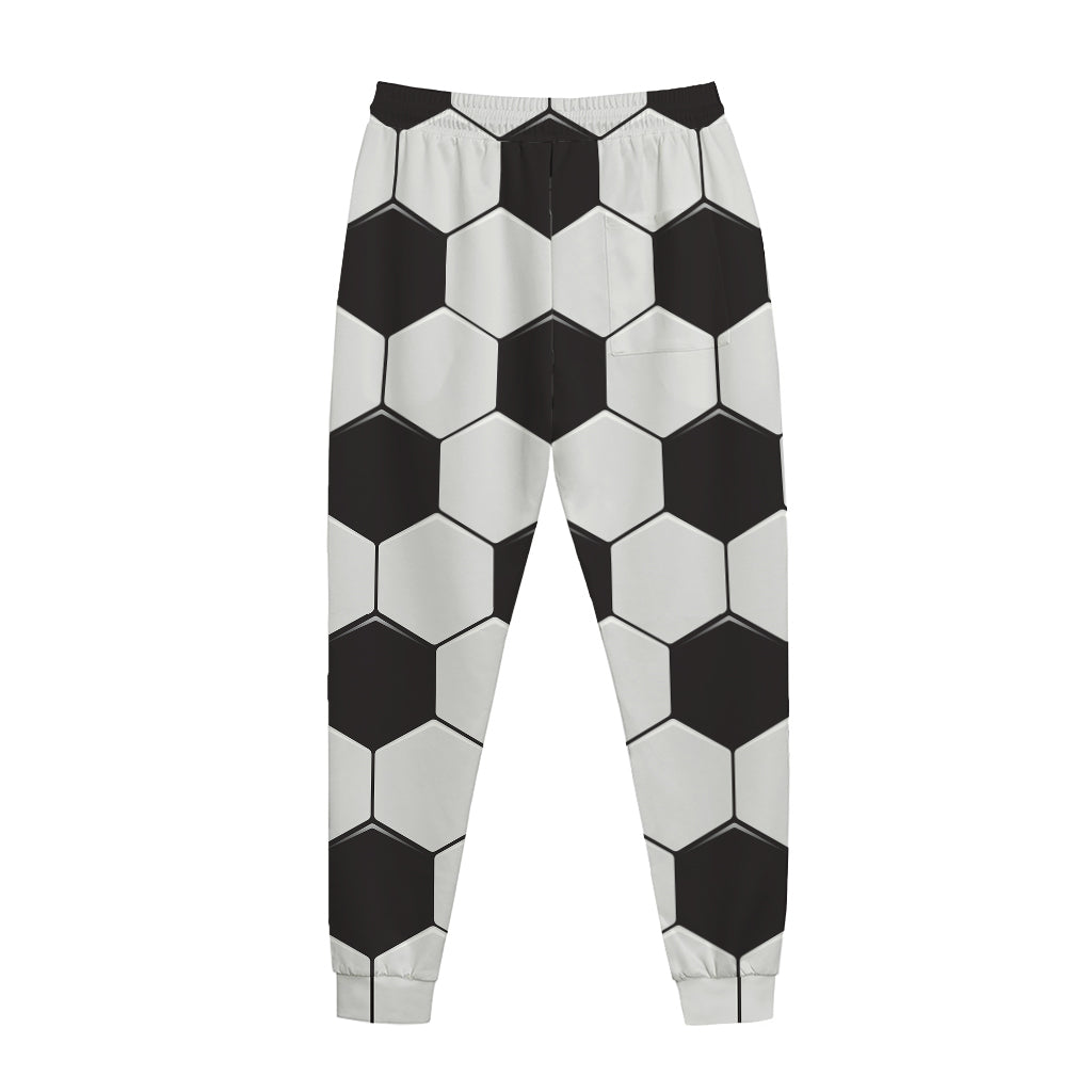 Soccer Ball Print Jogger Pants