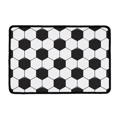 Soccer Ball Print Kitchen Mat