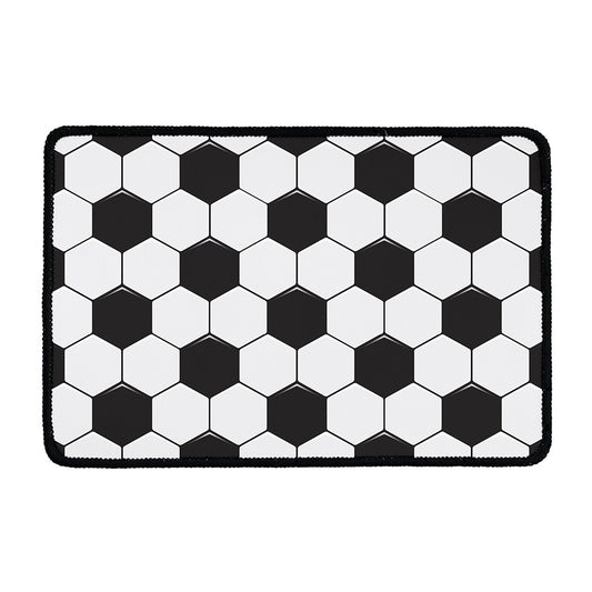 Soccer Ball Print Kitchen Mat