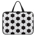 Soccer Ball Print Laptop Sleeve With Handle