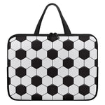 Soccer Ball Print Laptop Sleeve With Handle