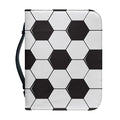 Soccer Ball Print Leather Bible Cover