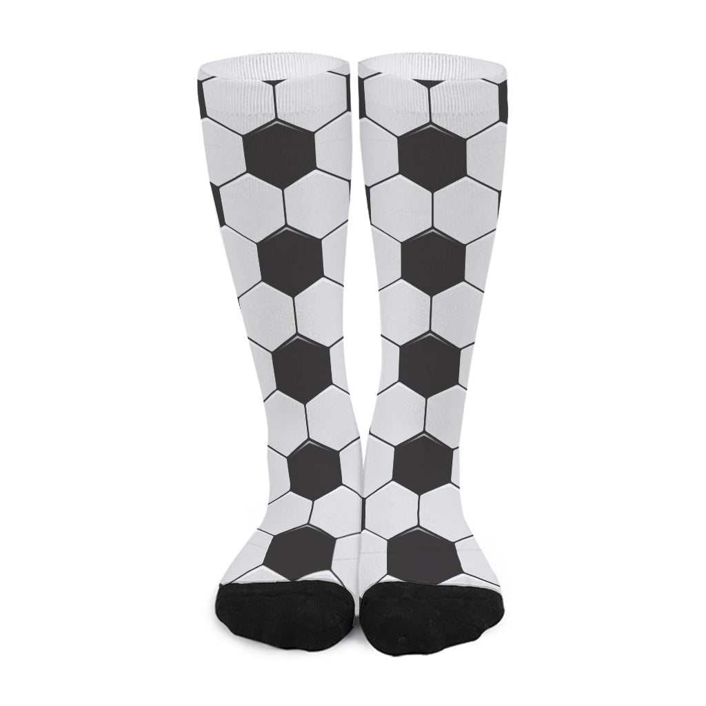 Soccer Ball Print Long Socks