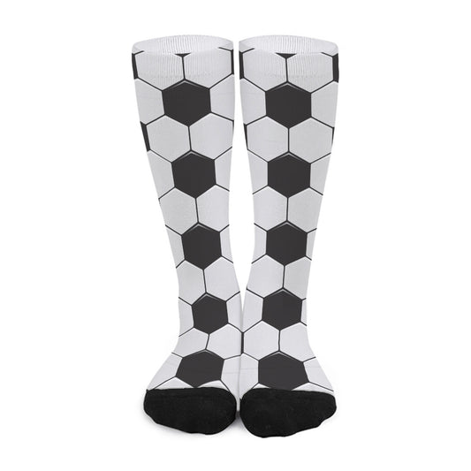 Soccer Ball Print Long Socks
