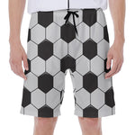 Soccer Ball Print Men's Beach Shorts