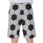 Soccer Ball Print Men's Beach Shorts
