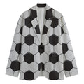 Soccer Ball Print Men's Blazer