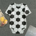 Soccer Ball Print Men's Bodysuit