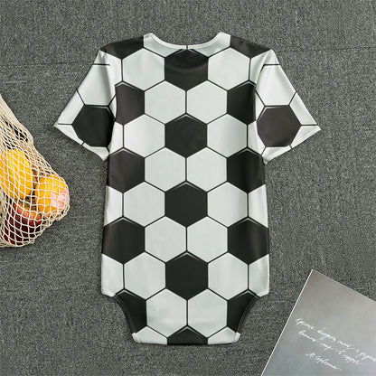 Soccer Ball Print Men's Bodysuit
