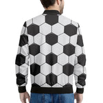 Soccer Ball Print Men's Bomber Jacket