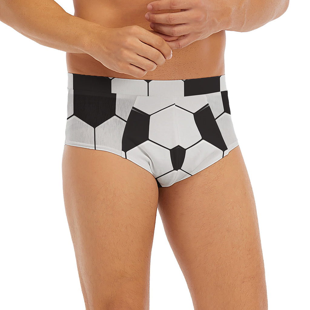 Soccer Ball Print Men's Briefs