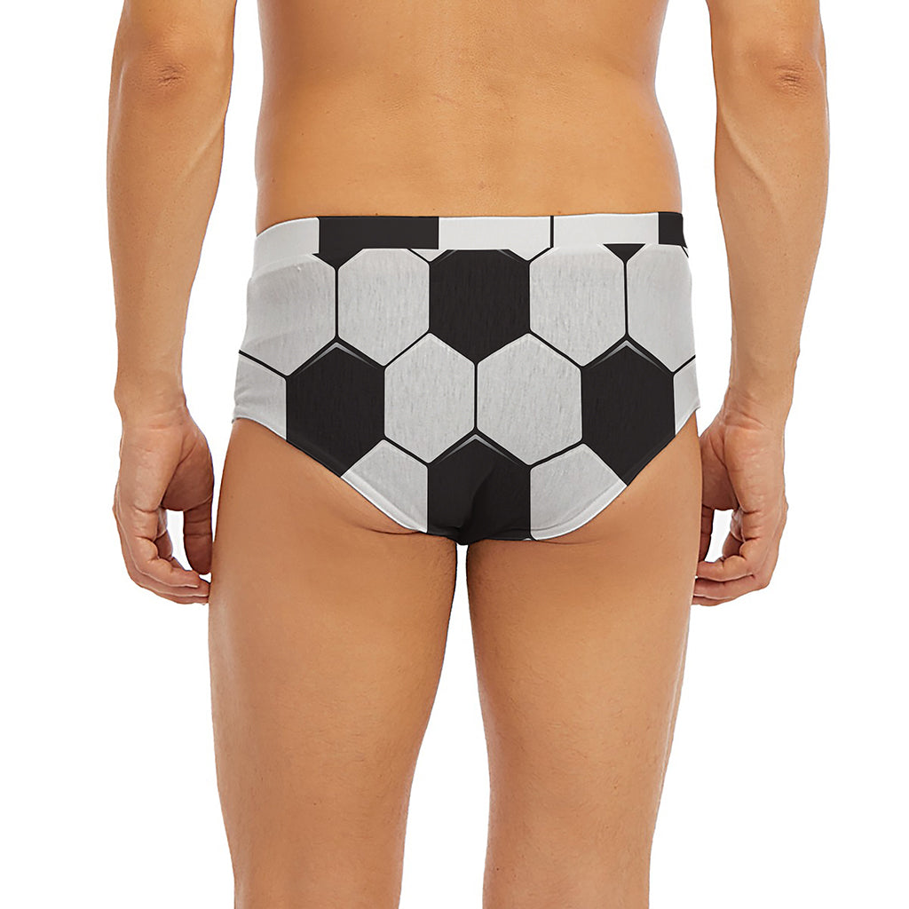 Soccer Ball Print Men's Briefs