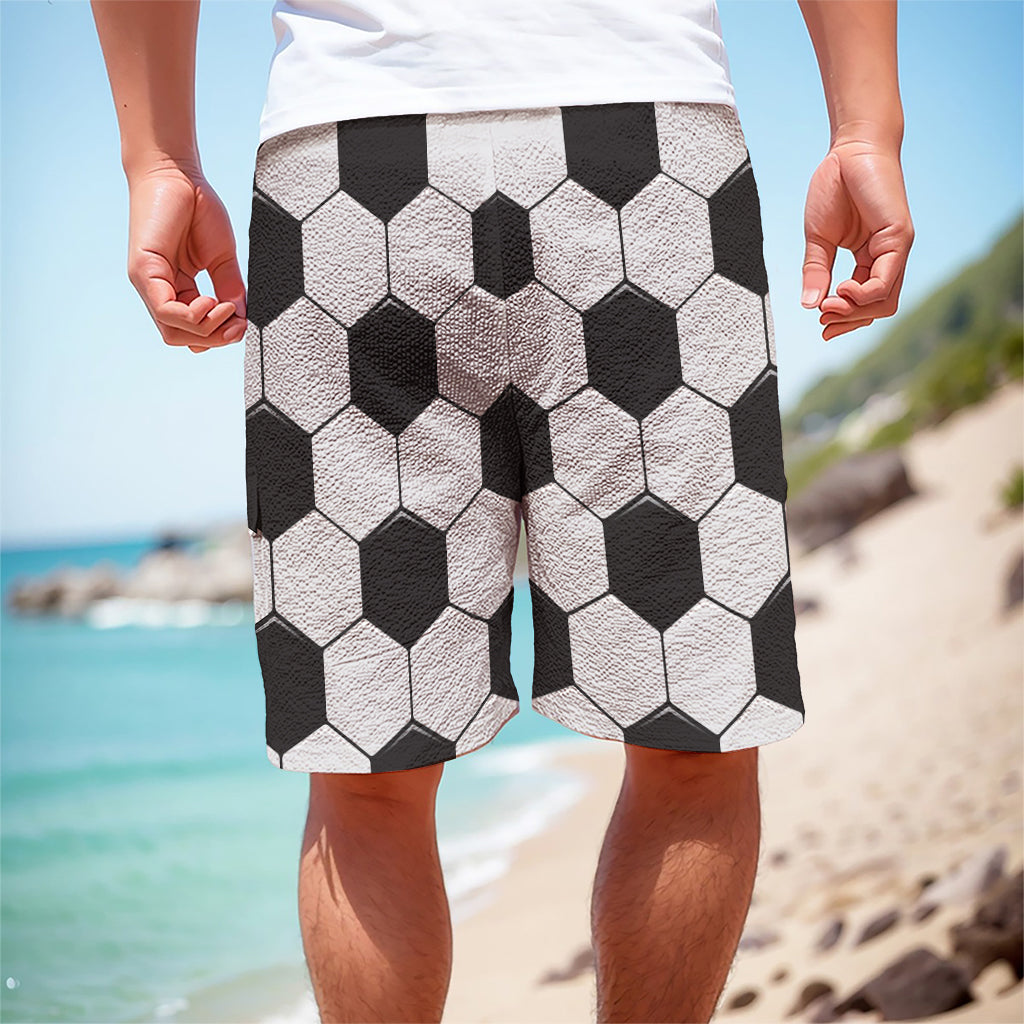 Soccer Ball Print Men's Cargo Shorts