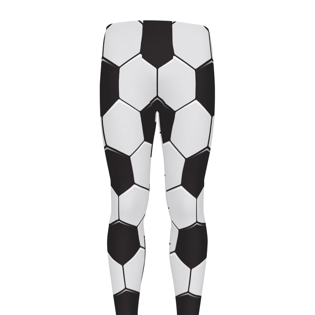 Soccer Ball Print Men's leggings