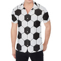 Soccer Ball Print Men's Shirt