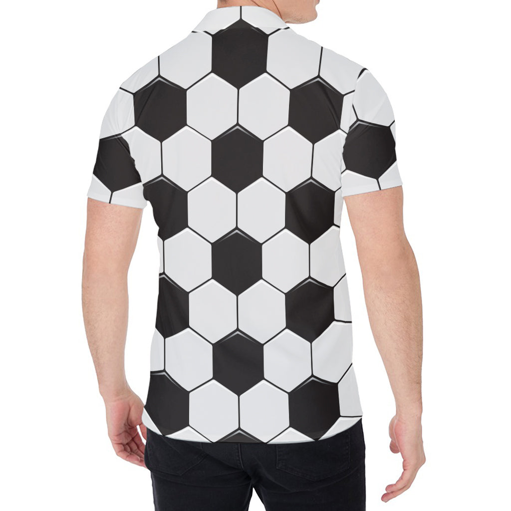 Soccer Ball Print Men's Shirt