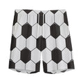 Soccer Ball Print Men's Athletic Shorts