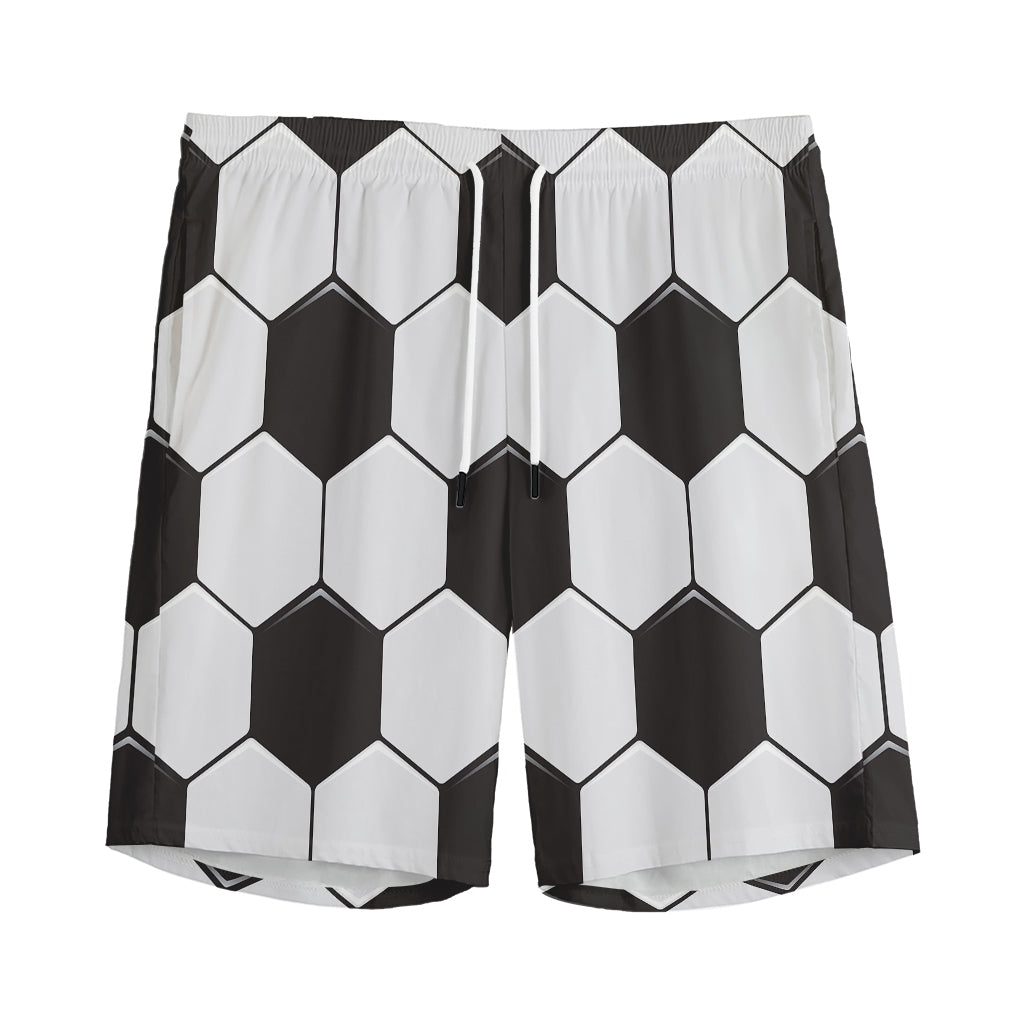 Soccer Ball Print Men's Sports Shorts