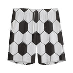 Soccer Ball Print Men's Sports Shorts