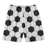 Soccer Ball Print Men's Swim Trunks