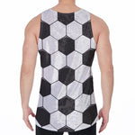 Soccer Ball Print Men's Velvet Tank Top