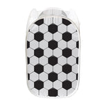 Soccer Ball Print Mesh Laundry Hamper