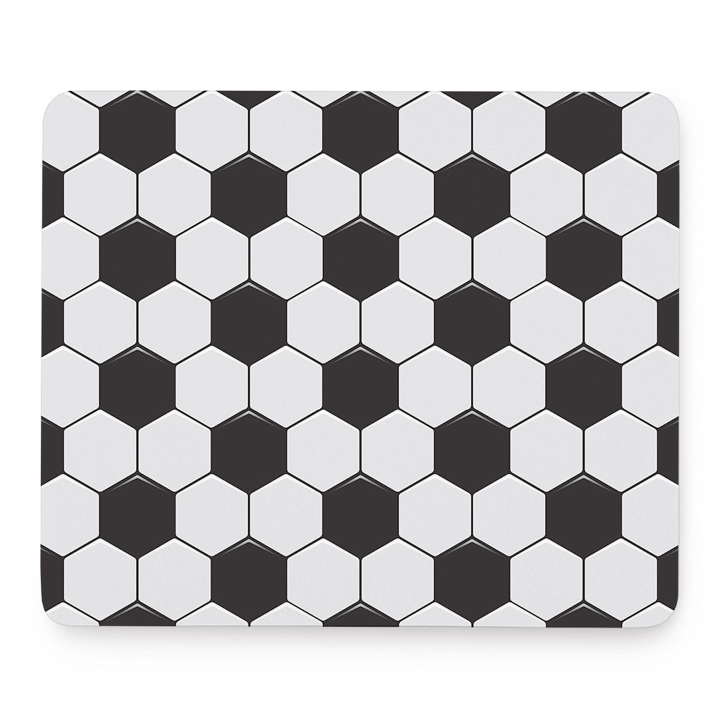 Soccer Ball Print Mouse Pad