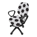 Soccer Ball Print Office Chair Cover