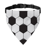 Soccer Ball Print Over The Collar Dog Bandana