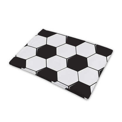 Soccer Ball Print Pet Cooling Mat Cover
