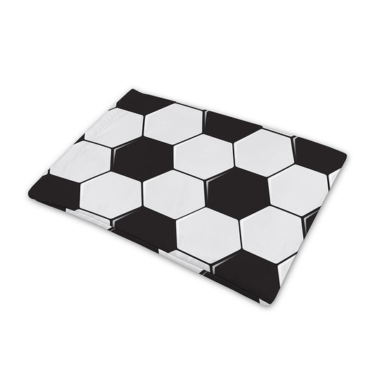 Soccer Ball Print Pet Cooling Mat Cover