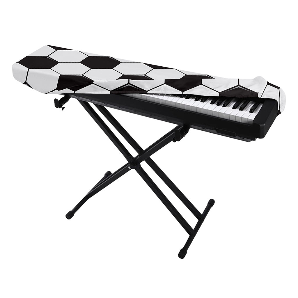 Soccer Ball Print Piano Keyboard Cover