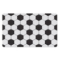 Soccer Ball Print Polyester Doormat