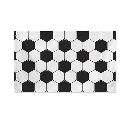 Soccer Ball Print Polyester Flag
