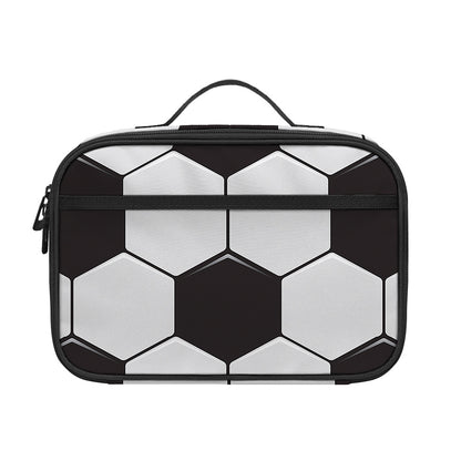 Soccer Ball Print Portable Lunch Bag