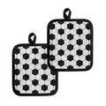 Soccer Ball Print Pot Holders
