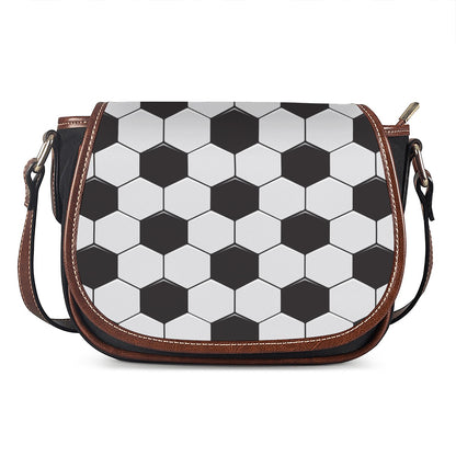 Soccer Ball Print Saddle Bag