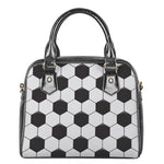 Soccer Ball Print Shoulder Handbag
