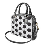 Soccer Ball Print Shoulder Handbag