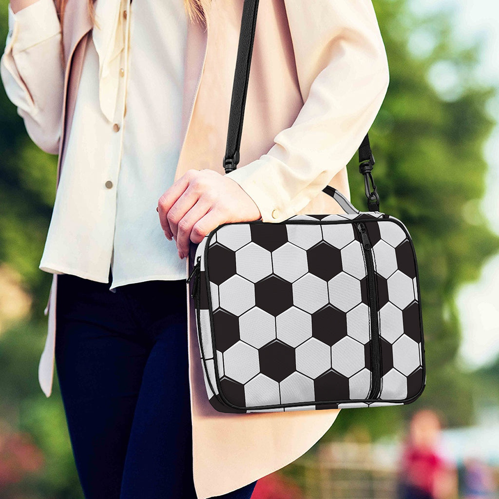 Soccer Ball Print Shoulder Strap Bible Bag