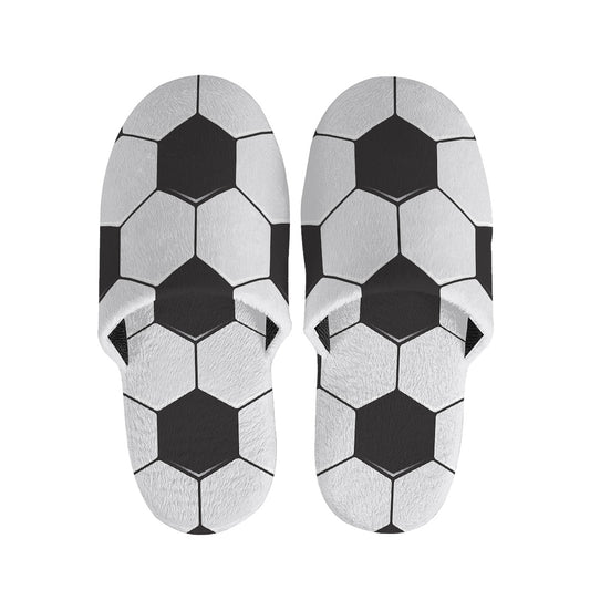Soccer Ball Print Slippers