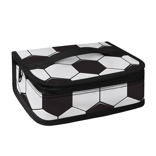 Soccer Ball Print Small Lunch Bag