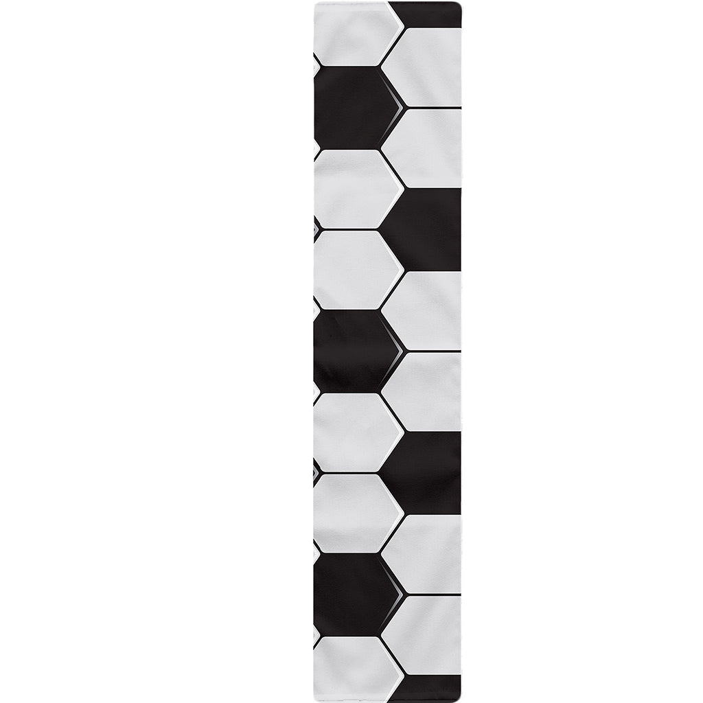 Soccer Ball Print Table Runner