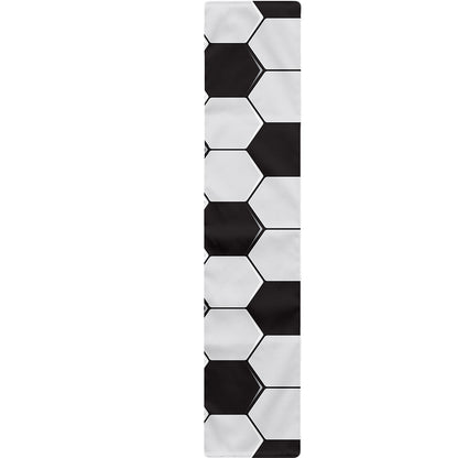 Soccer Ball Print Table Runner