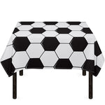 Soccer Ball Print Tablecloth