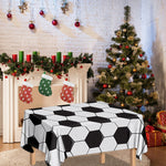 Soccer Ball Print Tablecloth