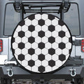 Soccer Ball Print Tire Cover