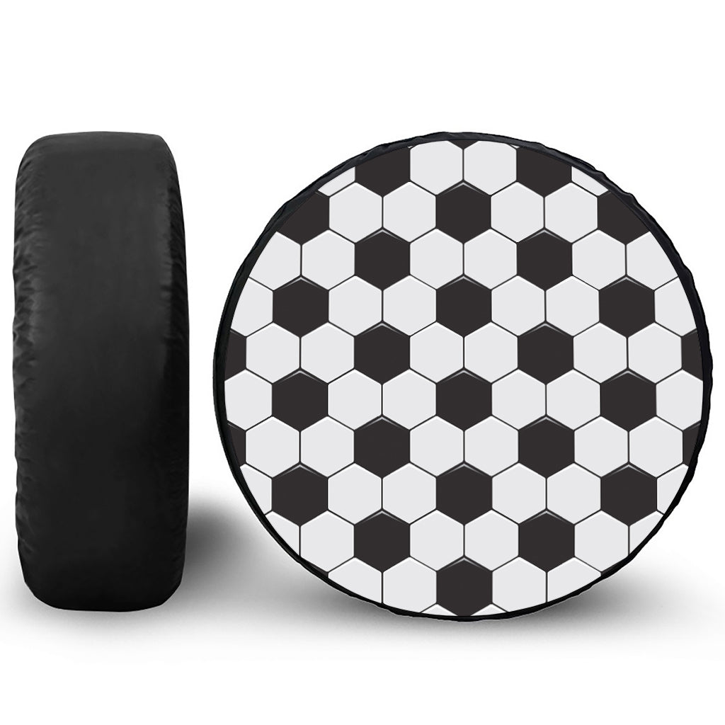 Soccer Ball Print Tire Cover