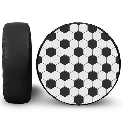 Soccer Ball Print Tire Cover