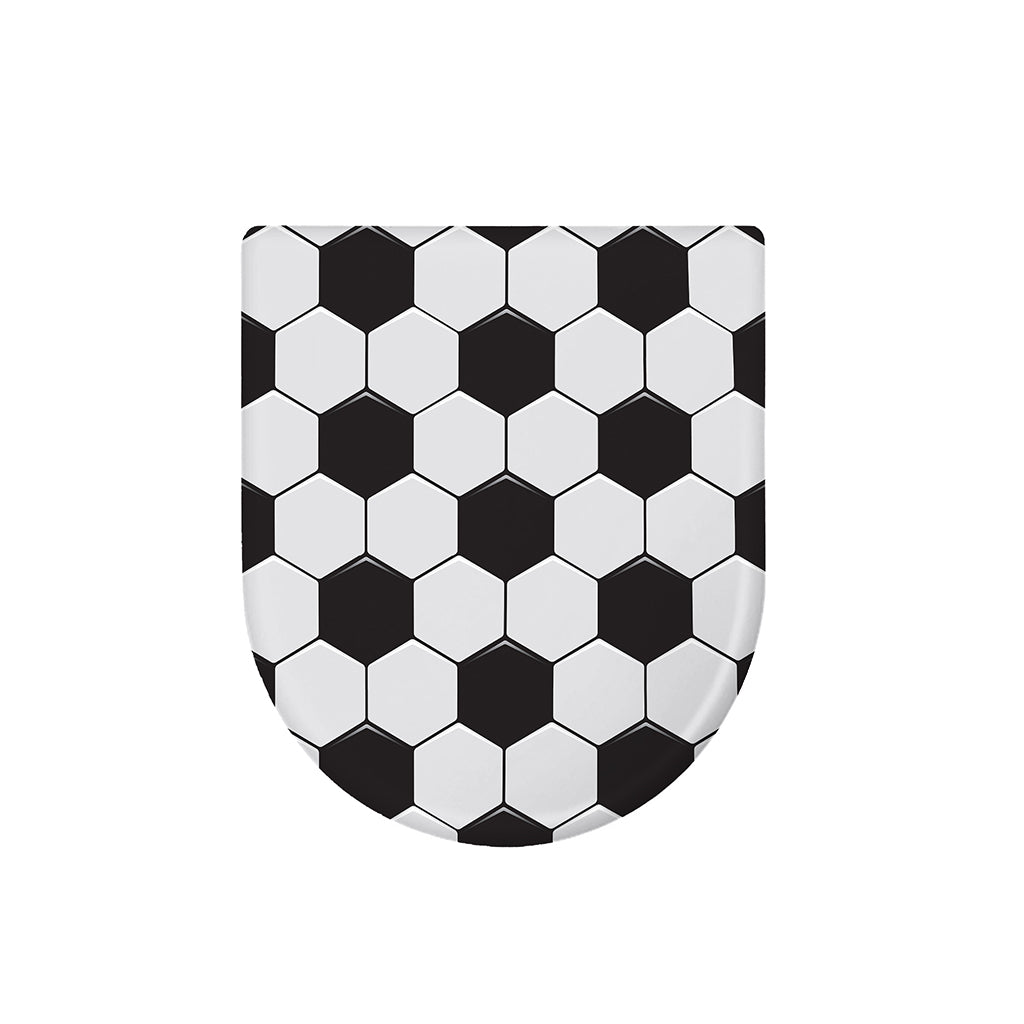 Soccer Ball Print Toilet Lid Cover